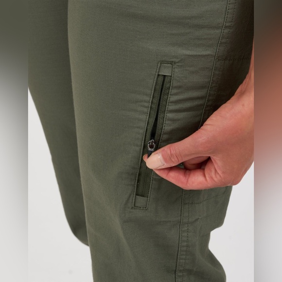 VOURI Womens Ripstop Pant In Army Size: S - Picture 4 of 15